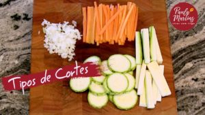 Aprenda os principais cortes de vegetais