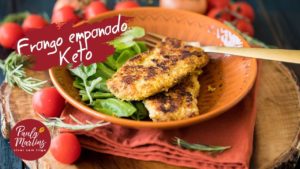 Frango empanado keto