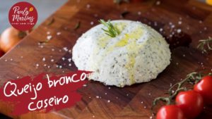 queijo branco empanado